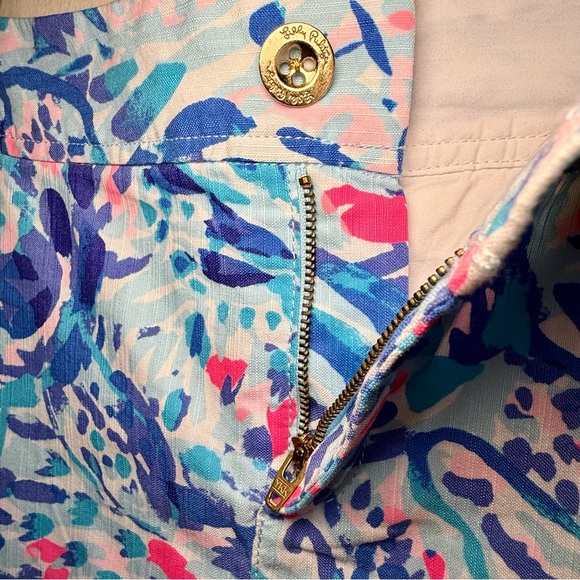 NWT Lilly Pulitzer Nicki Skort in Breakaway Blue Party Wave, Size 0 - Picture 3 of 5